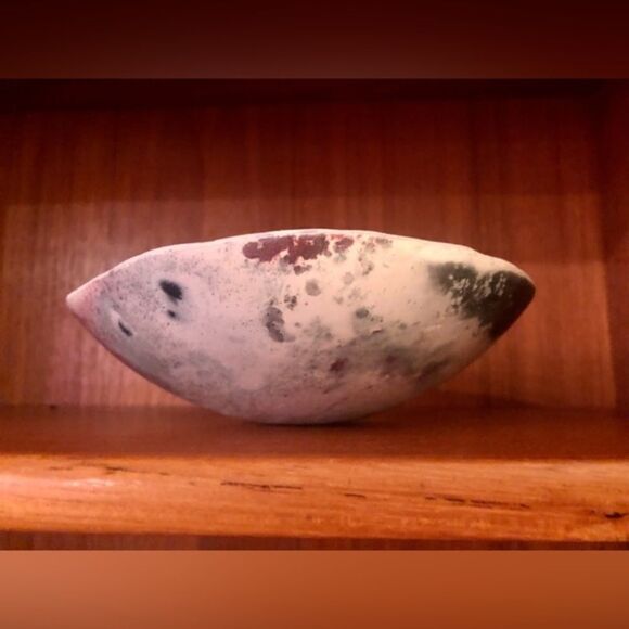 Beautiful Studio Pottery Dish Catch All Jewelry Tray~~Moon Egg Organic Look - Picture 2 of 16